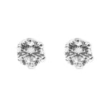 Load image into Gallery viewer, ontique-925-silver-solitaire-white-studs-earrings-for-women
