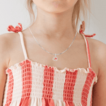 Load image into Gallery viewer, ontique-925-silver-striped-heart-shaped-pendant-for-kids
