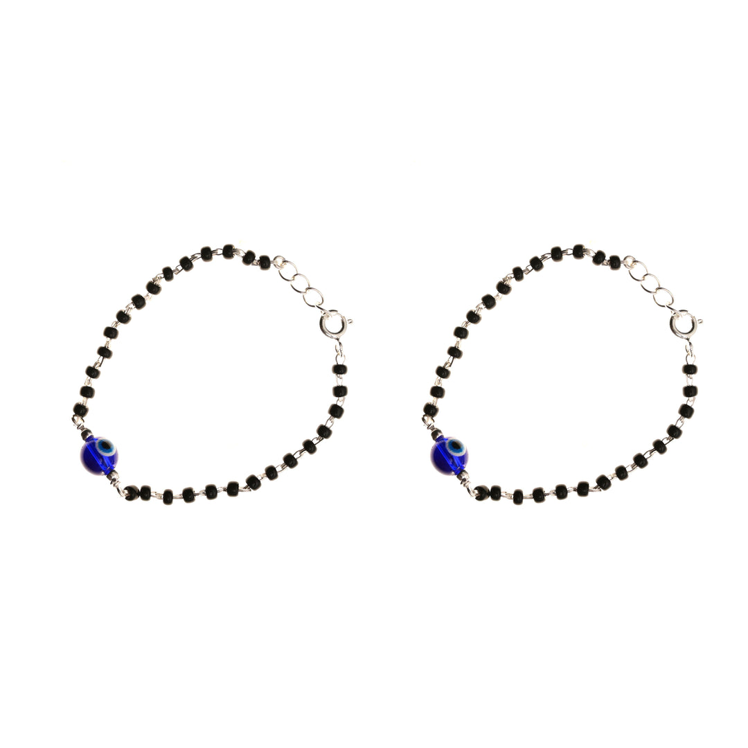 ontique-925-sterling-silverpure-chandi-black-bead-crystal-nazariya-bangle-bracelet-for-kids