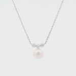 Load and play video in Gallery viewer, Starry Pearl Sterling Silver Pendant Chain
