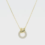 Load and play video in Gallery viewer, Gliding Swan Golden Sterling Silver Pendant Chain
