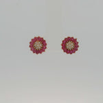 Load and play video in Gallery viewer, Pink petal bloom earrings
