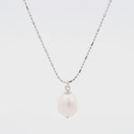 Load and play video in Gallery viewer, Mystic Pearl Sterling Silver Pendant Chain
