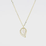 Load and play video in Gallery viewer, Eternal Leaf Golden Sterling Silver Pendant Chain
