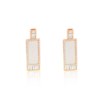 Load image into Gallery viewer, rose-gold-crystal-charm-mop-silver-earrings
