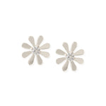 Load image into Gallery viewer, sterling-silver-Daisy-Days-Diamond-Stud-Earrings

