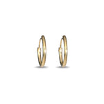 Load image into Gallery viewer, Elegant Fusion Golden Hoops Earrings
