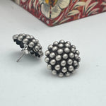 Load image into Gallery viewer, yajna-oxidised-silver-earrings
