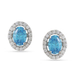 Load image into Gallery viewer, Marine charm diamond Stud Earrings for Women
