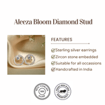 Load image into Gallery viewer, Aleeza Bloom Diamond Stud Earrings
