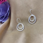 Load and play video in Gallery viewer, Wired wrapped Hook Earrings
