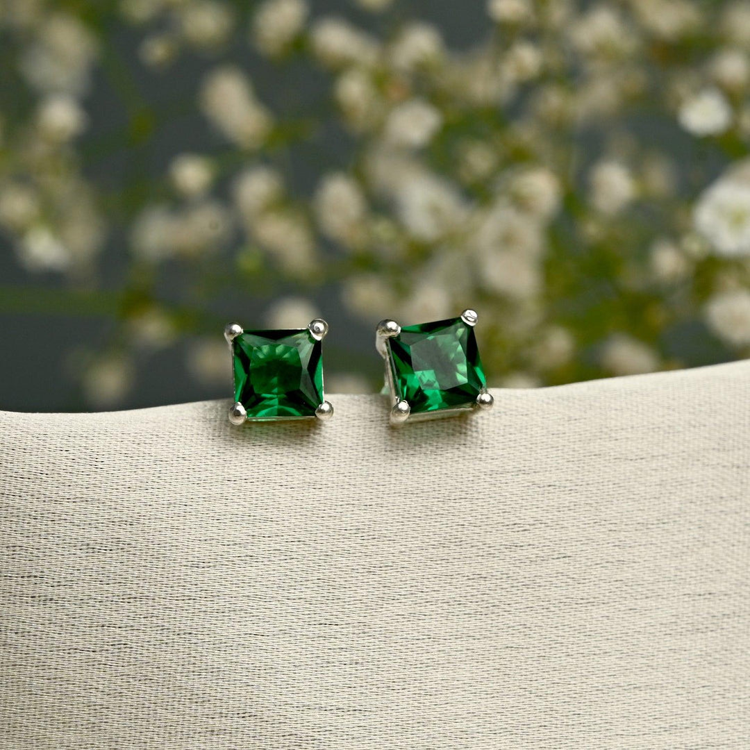 925-sterling-silver-princess-cut-green-studs