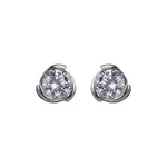 Load image into Gallery viewer, Whirlwind Swarovski Diamond Stud Earrings
