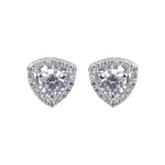 Load image into Gallery viewer, Luna Tri-oval Swarovski Diamond Studs
