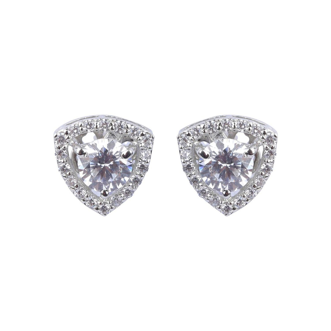 Luna Tri-oval Swarovski Diamond Studs