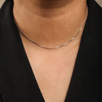 Load image into Gallery viewer, Sliver gleam necklet chain Jewellery
