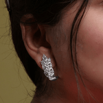 Load image into Gallery viewer, Silver Cuff Earrings
