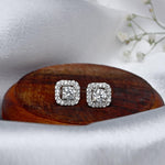 Load image into Gallery viewer, White Crystal Classic Stud Earrings
