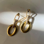 Load image into Gallery viewer, Golden Loop Earrings
