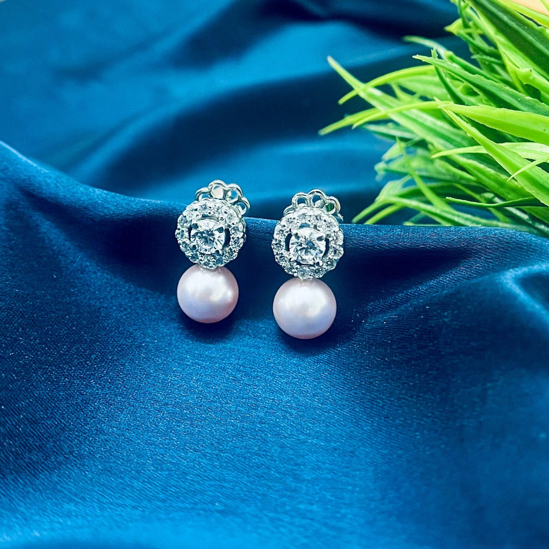 Blush affair Pearl Earrings