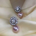 Load and play video in Gallery viewer, Blush affair Pearl Earrings
