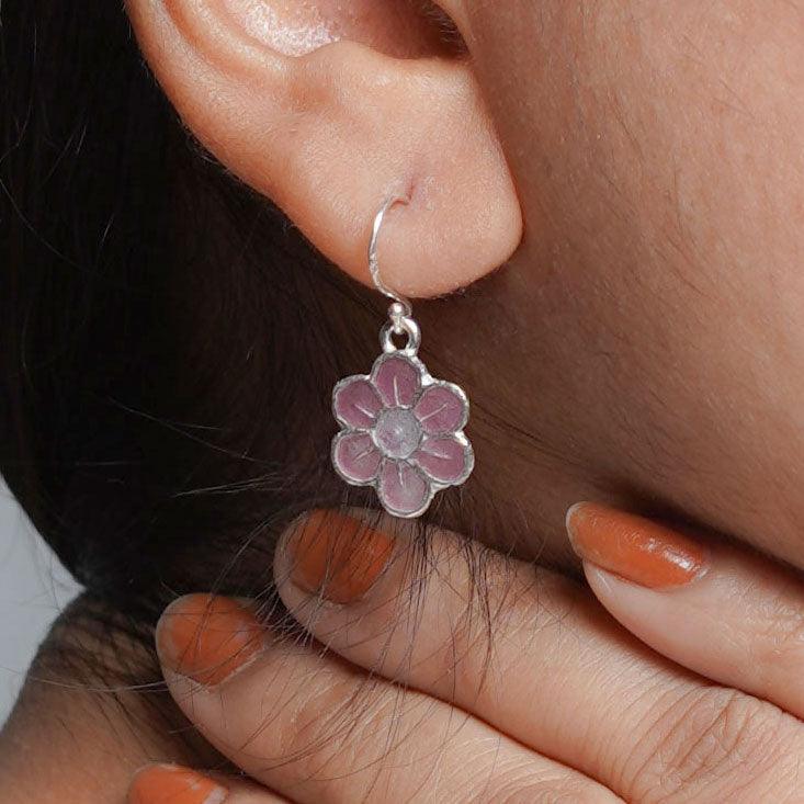 chic-summer-flower-hook-earrings