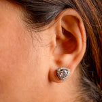 Load image into Gallery viewer, luna-tri-oval-diamond-stud-earring
