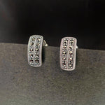 Load image into Gallery viewer, sterling-silver-sparkling-stud-earrings

